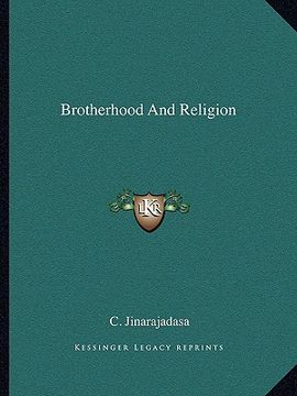 portada brotherhood and religion (en Inglés)