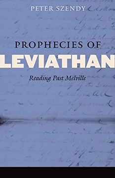 portada Prophecies of Leviathan: Reading Past Melville (in English)
