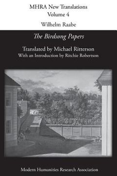 portada Wilhelm Raabe: 'The Birdsong Papers' (in English)