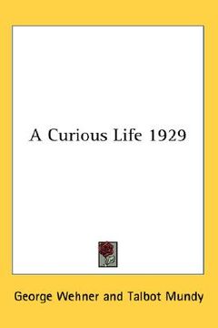 portada a curious life 1929 (en Inglés)