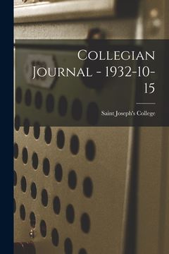portada Collegian Journal - 1932-10-15