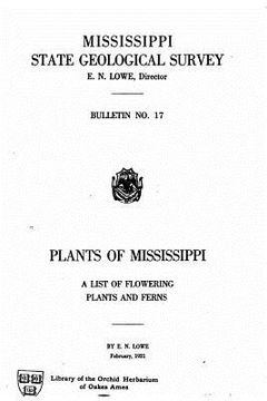 portada Plants of Mississippi, a list of flowering plants and ferns (en Inglés)