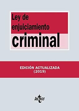 portada Ley de Enjuiciamiento Criminal