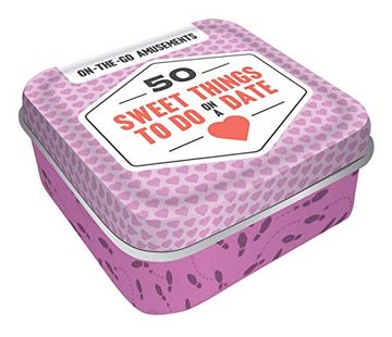 portada On-The-Go Amusements: 50 Sweet Things to do on a Date: (50 Ideas for Shaking up Your Romantic Routine, Great Date-Night Activity Cards in a Box) (en Inglés)