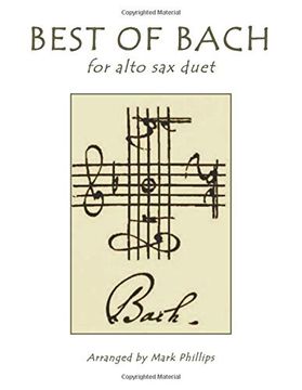 portada Best of Bach for Alto sax Duet (in English)