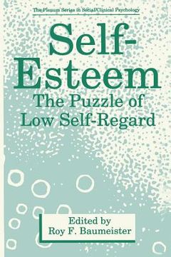 portada Self-Esteem: The Puzzle of Low Self-Regard (en Inglés)