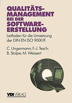 portada Qualitätsmanagement bei der Softwareerstellung: Leitfaden für die Umsetzung der din en iso 9000 (en Alemán)