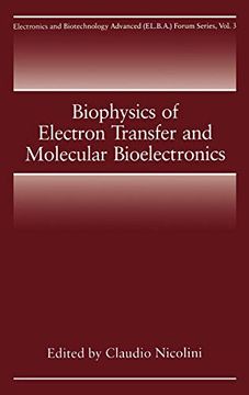portada Biophysics of Electron Transfer and Molecular Bioelectronics (Electronics and Biotechnology Advanced (Elba) Forum Series) (in English)
