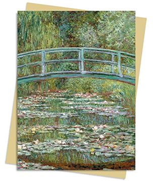 portada Claude Monet: Bridge Over a Pond of Water Lilies Greeting Card Pack: Pack of 6 (Greeting Cards) 