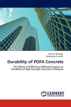 portada durability of pofa concrete (en Inglés)