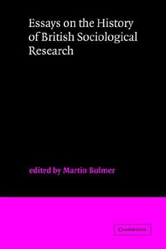 portada Essays on the History of British Sociological Research (in English)