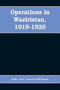 portada Operations in Waziristan, 1919-1920