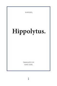 portada hippolytus (en Inglés)