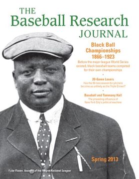 portada Baseball Research Journal (Brj), Volume 42 #1 (en Inglés)