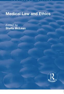 portada Medical Law and Ethics (en Inglés)