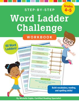 portada Step-By-Step Word Ladder Challenge Workbook (Grades 4-5) (en Inglés)