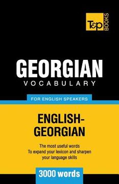 portada Georgian vocabulary for English speakers - 3000 words (en Inglés)