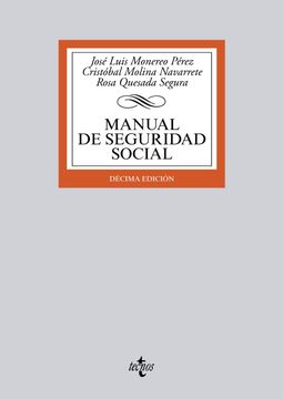 portada Manual de Seguridad Social (Derecho - Biblioteca Universitaria de Editorial Tecnos)