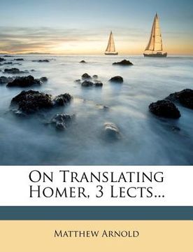 portada on translating homer, 3 lects... (en Inglés)