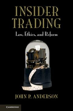portada Insider Trading: Law, Ethics, and Reform (in English)