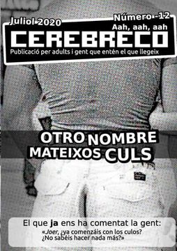 portada Cerebreco -12: Publicació per Adults i Gent que Entén el que Llegeix (in Catalá)