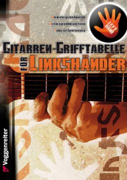 portada Gitarren-Grifftabelle für Linkshänder: Grundlegende Gitarrenakkorde für Linkshänder (in German)