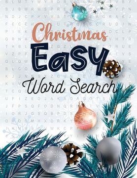 portada Christmas Easy Word Search: 360+ Christmas Word Search Puzzle Large-Print, Exercise Your Brain, Fun and Festive Word Search Puzzles Adult, Christm (en Inglés)