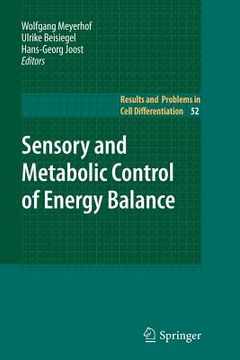 portada sensory and metabolic control of energy balance