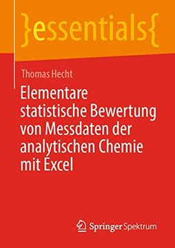 portada Elementare Statistische Bewertung von Messdaten der Analytischen Chemie mit Excel (in German)
