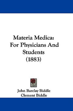 portada materia medica: for physicians and students (1883) (in English)