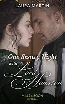 portada One Snowy Night With Lord Hauxton (Historical) (in English)