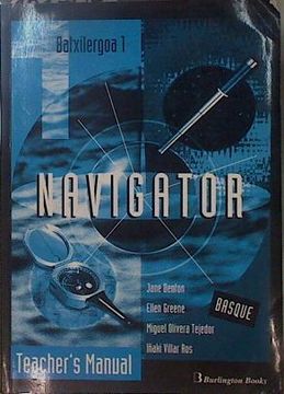 portada Navigator Batxilergoa 1 Teacher s Manual Baque Veraion