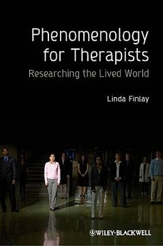 portada phenomenology for therapists: researching the lived world (en Inglés)