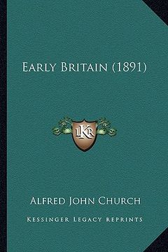 portada early britain (1891) (en Inglés)