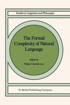 portada the formal complexity of natural language (en Inglés)