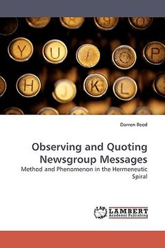 portada observing and quoting newsgroup messages (en Inglés)