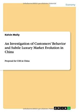 portada An Investigation of Customers' Behavior and Subtle Luxury Market Evolution in China