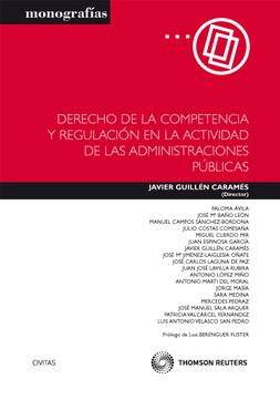 portada Derecho de la Competencia y Regulación en la Actividad de las Administraciones Públicas