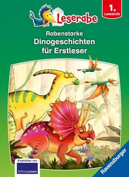 portada Rabenstarke Dinogeschichten für Erstleser - Leserabe ab 1. Klasse - Erstlesebuch für Kinder ab 6 Jahren (en Alemán)