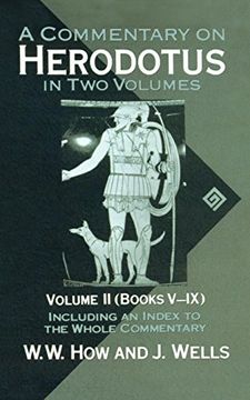 portada A Commentary on Herodotus: With Introduction and Appendixes Volume 2 (Books V-Ix) (en Inglés)