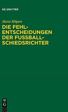 portada Die Fehlentscheidungen der Fussballschiedsrichter (en Alemán)