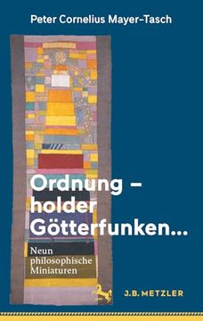 portada Ordnung â Holder Gã¶Tterfunkenâ ¦: Neun Philosophische Miniaturen (German Edition) [Hardcover ] (in German)