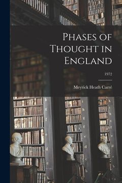 portada Phases of Thought in England; 1972 (en Inglés)