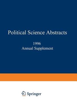 portada Political Science Abstracts: 1996 Annual Supplement (en Inglés)