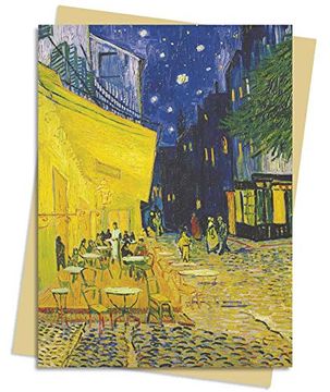 portada Café Terrace (Van Gogh) Greeting Card Pack: Pack of 6 (Greeting Cards) (en Inglés)