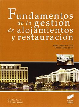 portada Fundamentos de la gestión de alojamientos y restauración (Turismo)