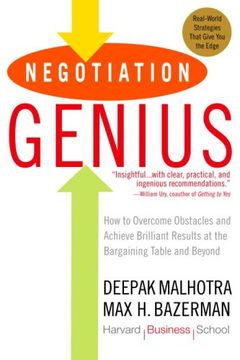 portada Negotiation Genius: How to Overcome Obstacles and Achieve Brilliant Results at the Bargaining Table and Beyond (in English)