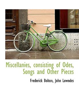 portada miscellanies, consisting of odes, songs and other pieces