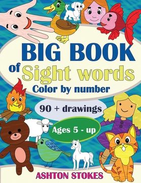 portada Big Book of Sight Words: Color by number (en Inglés)