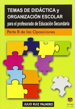 portada Temas de Didáctica y Organización Escolar Para el Profesorado de Educación Secundaria (in Spanish)